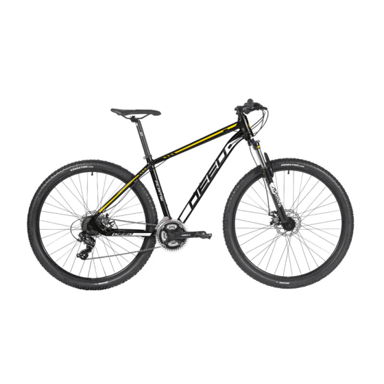 Mountainbike Deed FLAME 296 29 Inch Zwart-Geel Mountainbike Deed FLAME 296 29 Inch Zwart-Geel